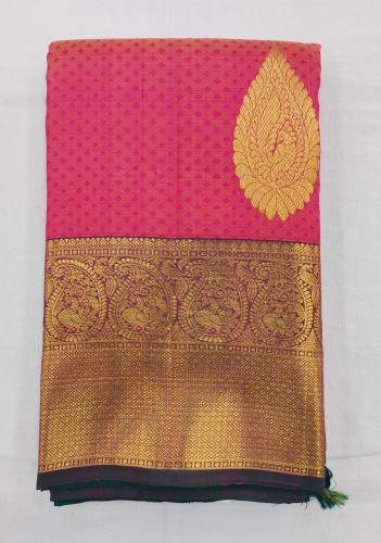 ARNI SILK HALF FINE ZARI SAREE WITH BLOUSE